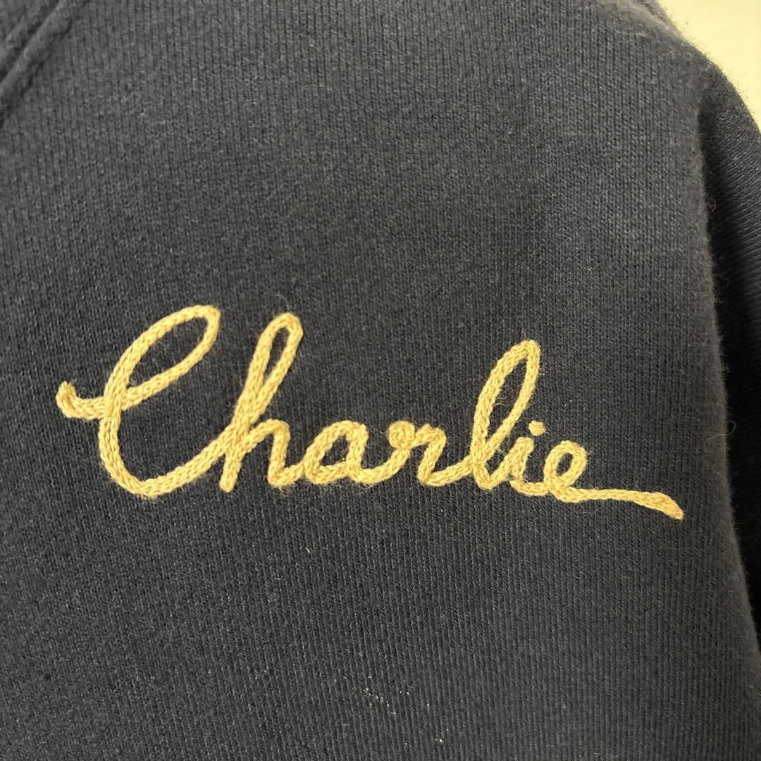 WEIRDO ウィアード 40'S スナップ スウェットパーカー　ネイビー　M