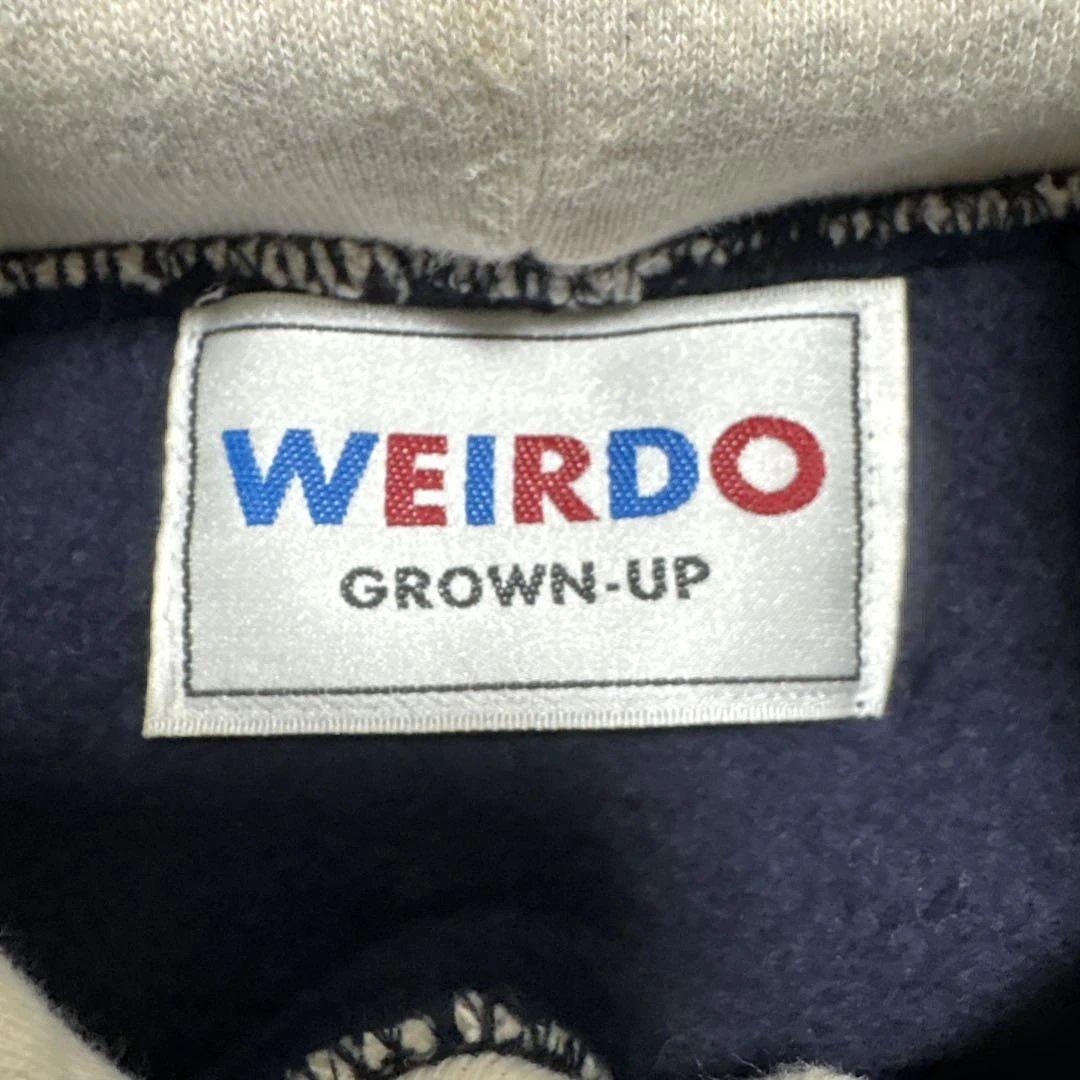 WEIRDO ウィアード 40'S スナップ スウェットパーカー　ネイビー　M