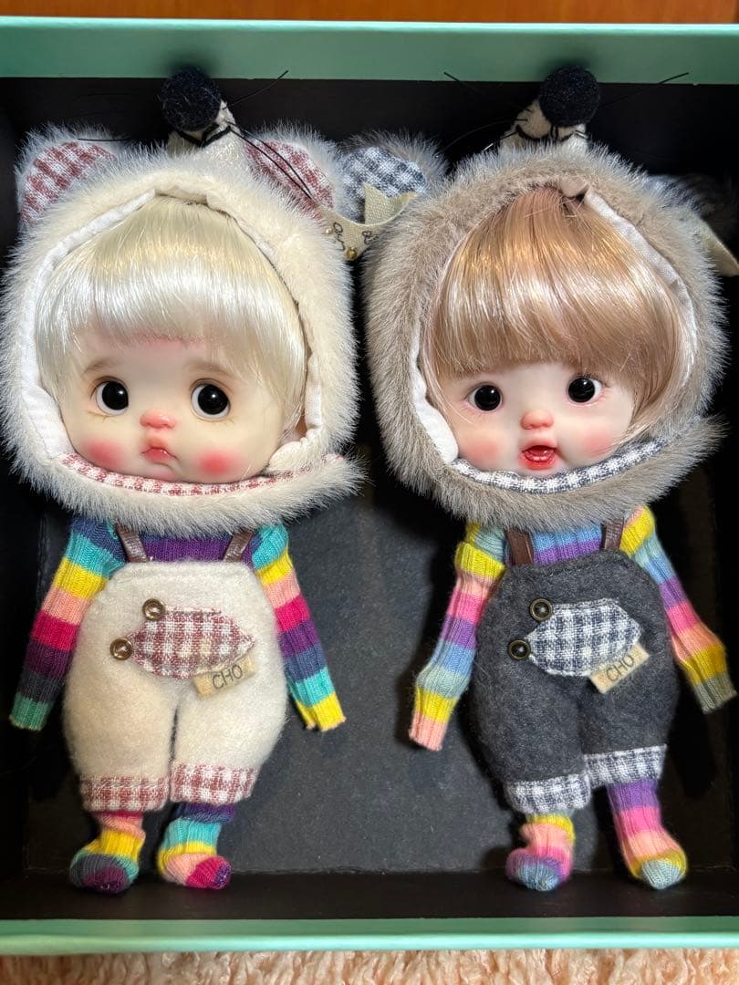 粘土ヘッドドール　海外作家様　2体セット　お洋服付き 楽天市場】ドール本体 球体関節人形 女の子 Sarah フルセット 本体 服