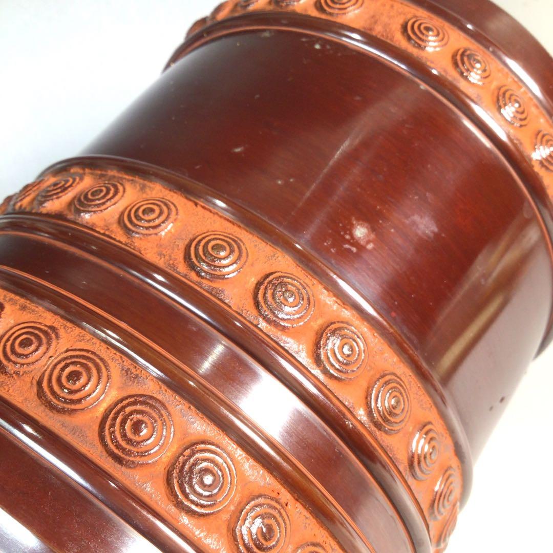 Ｎ９９１　皆具　『金工師　剛章造』『唐銅皆具』『水指　建水　蓋置　杓立』　共箱