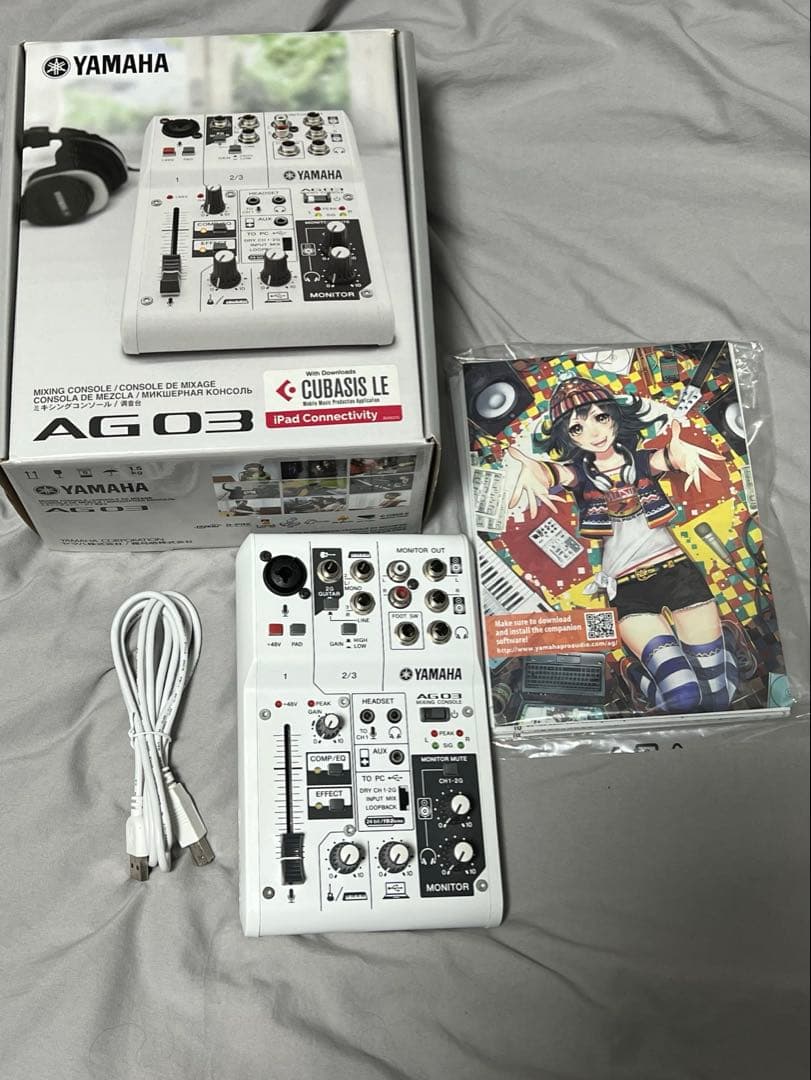 YAMAHA AG03 オーディオインターフェース ミキシングコンソール