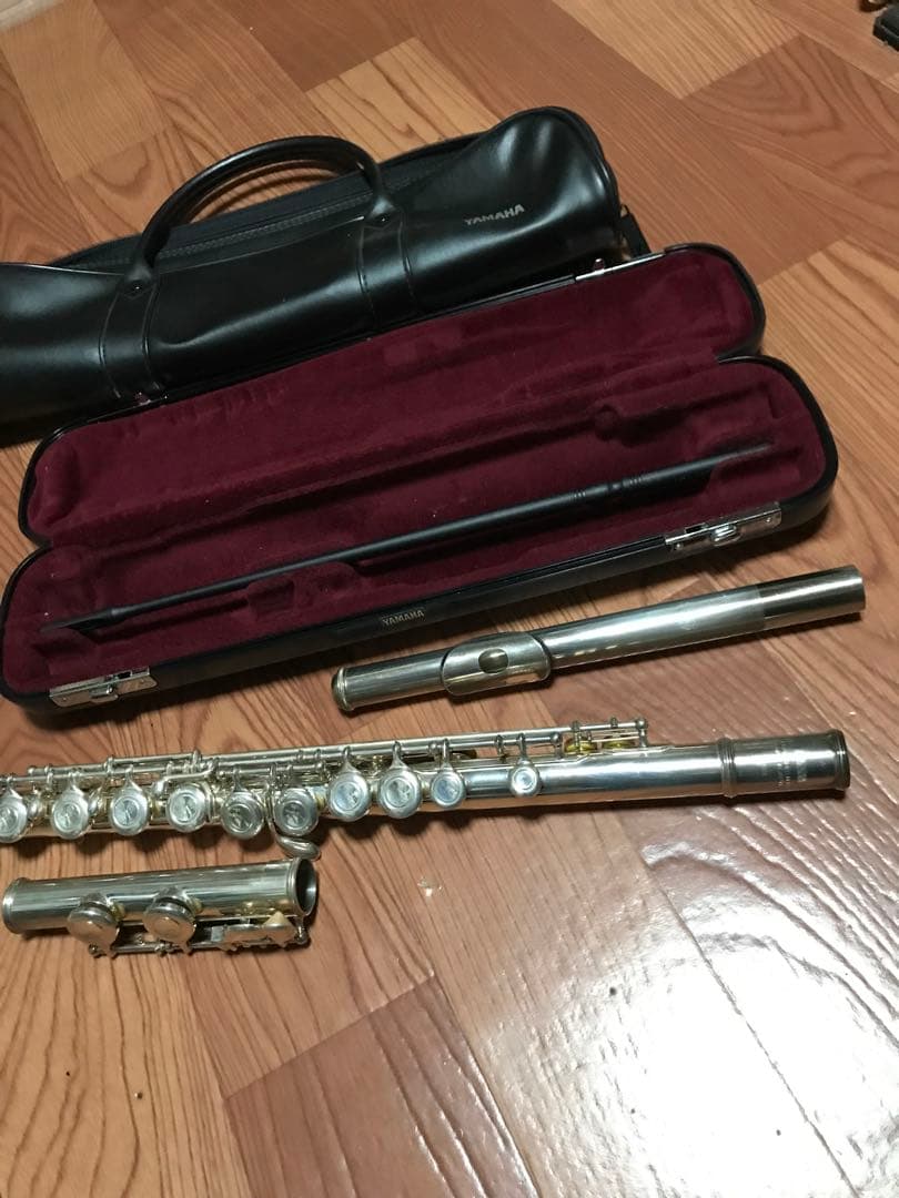 YAMAHA ヤマハ 211SII フルート シルバー ケース バッグ付き