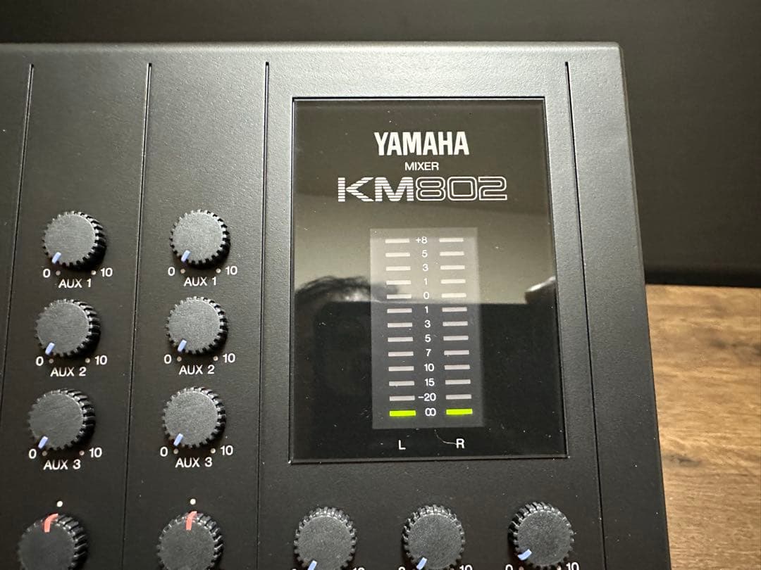 未使用に近い美品　YAMAHA KM802 アナログミキサー　取り扱い説明書付き