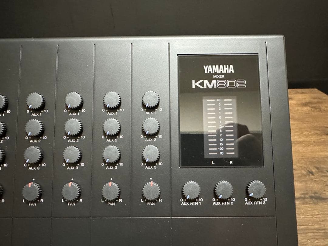 未使用に近い美品 YAMAHA KM802 アナログミキサー 取り扱い説明書付き
