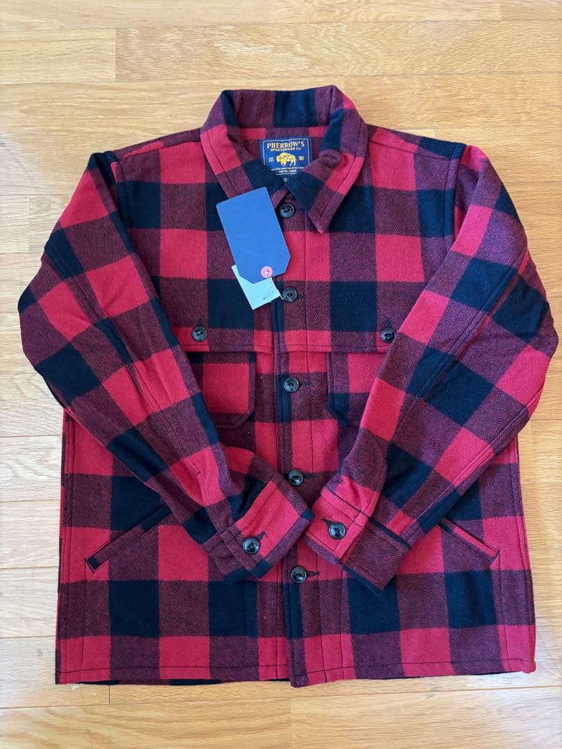 Pherrow's フェローズ ブロックチェック マッキーノジャケット