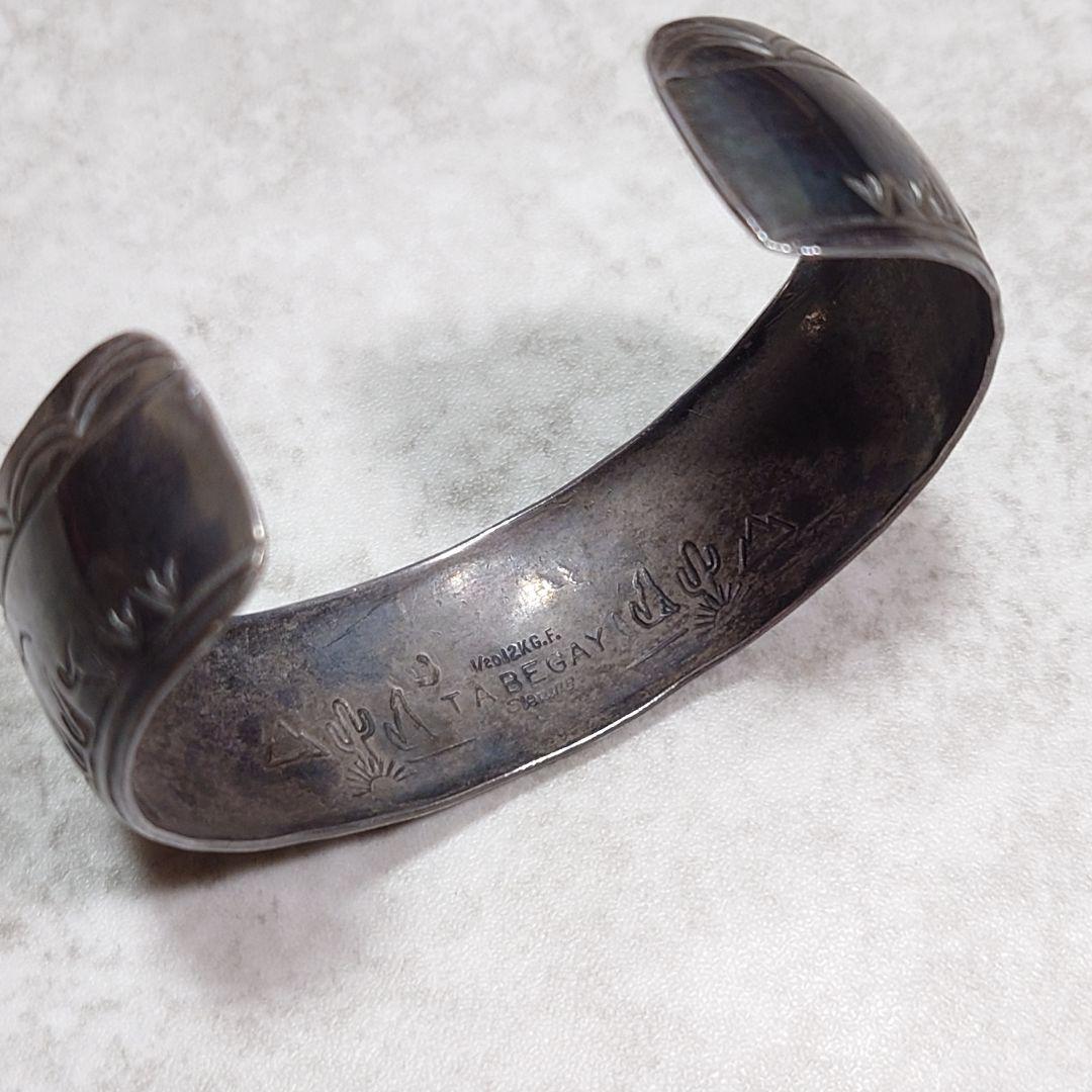 NAVAJO TA BEGAY バングル 12KGF SILVER925