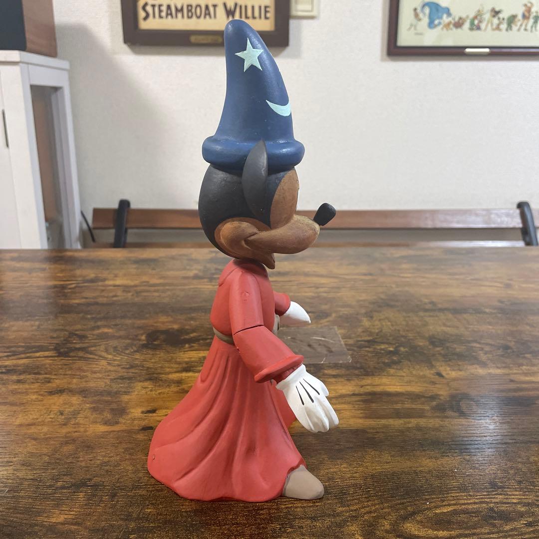 希少！世界1000個限定！木製ファンタジア ミッキー&ほうき 2体セット