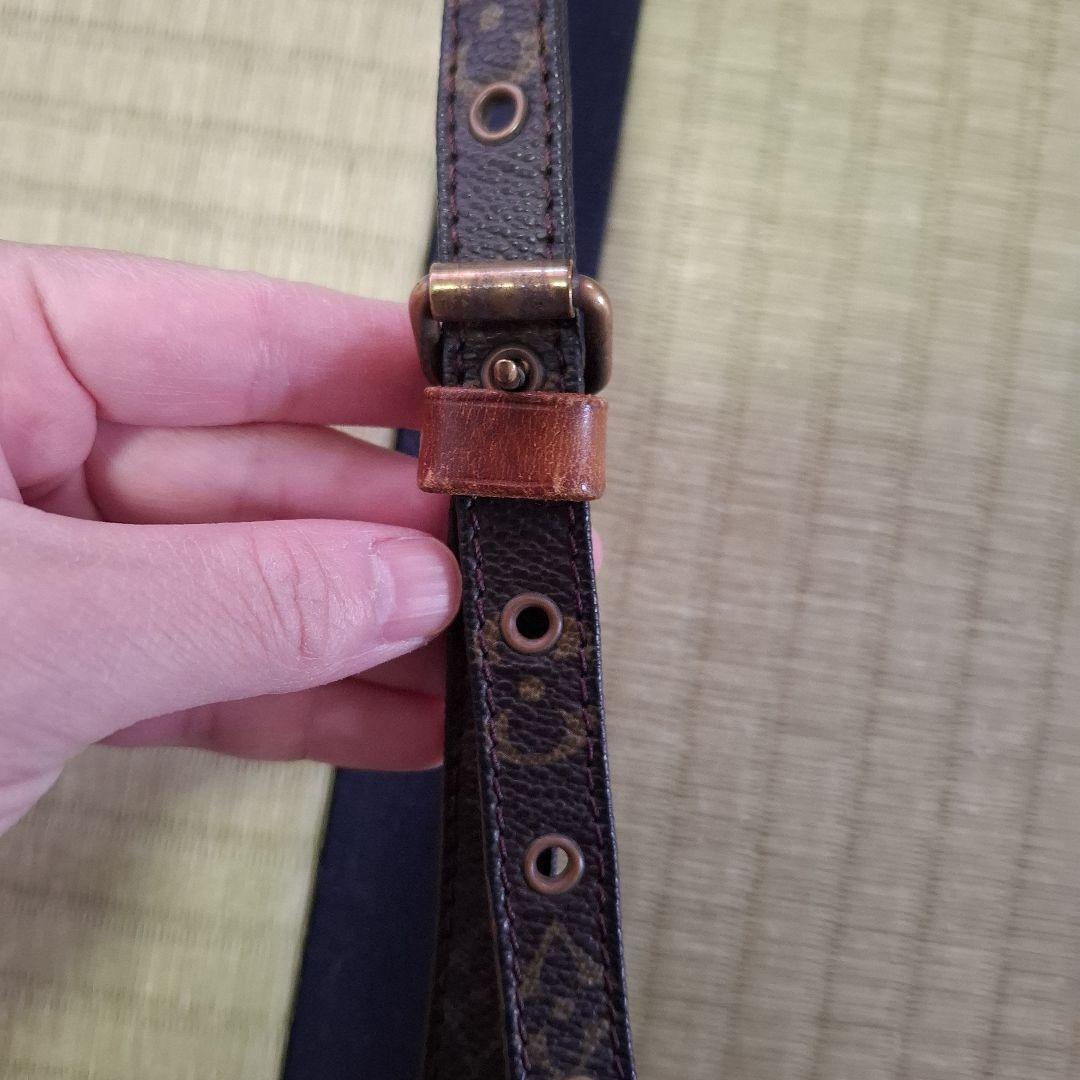 LOUIS VUITTON ショルダーバッグ　アマゾン　モノグラム　焦茶色