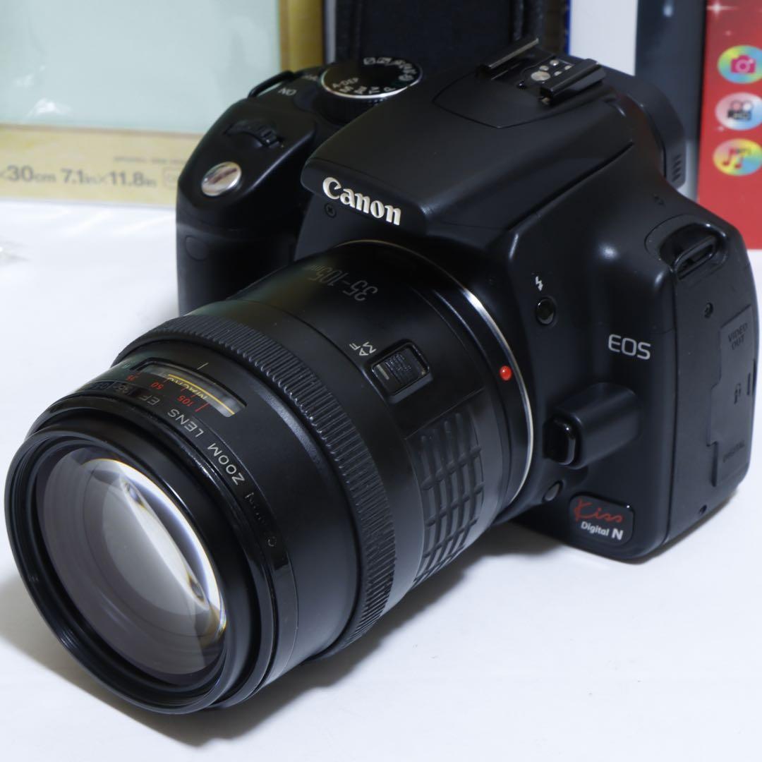 ☆スマホに送れる一眼レフ☆WiFi付☆ キャノン EOS Kiss Nセット♪