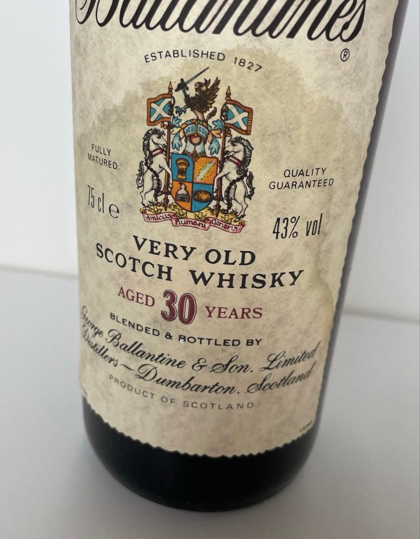 古酒 未開栓 バランタイン Ballantine's 30年 750ml