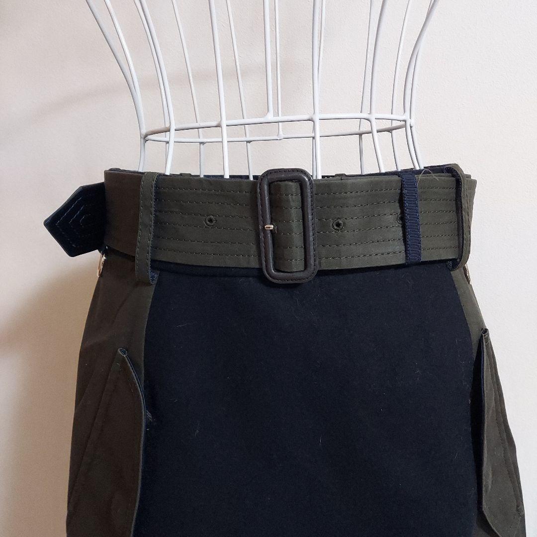 本日限定　早い者勝ち　sacai　サカイ　ドッキング　スカート