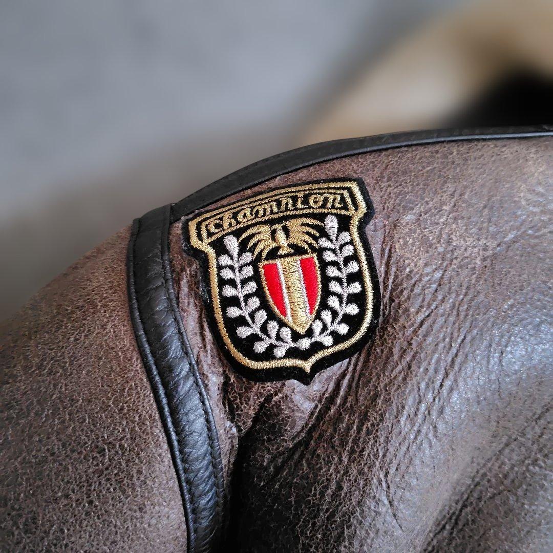 USA製 羊革 リアルムートンジャケット B3 B-3 US ARMY ワッペン - メルカリ