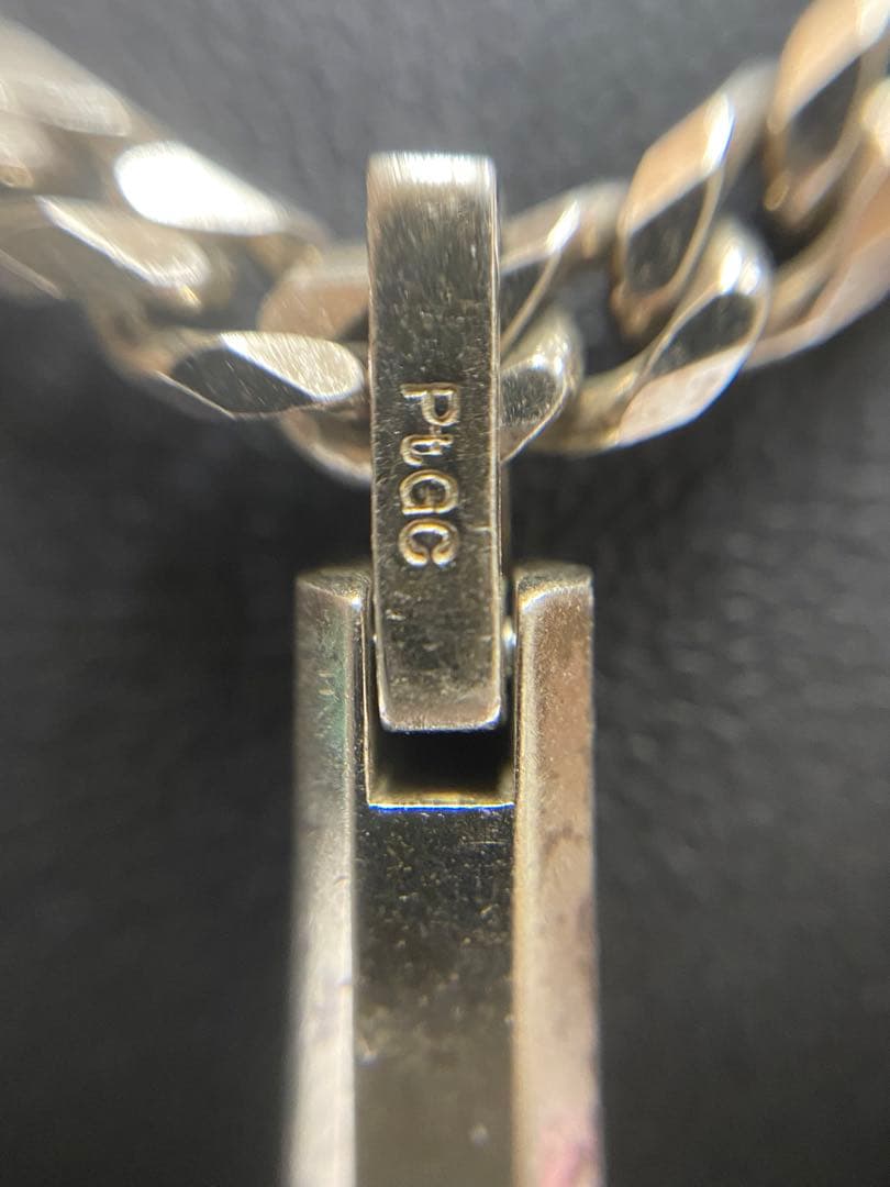 6Pダイヤ 0.12ct PtGC 喜平ネックレス