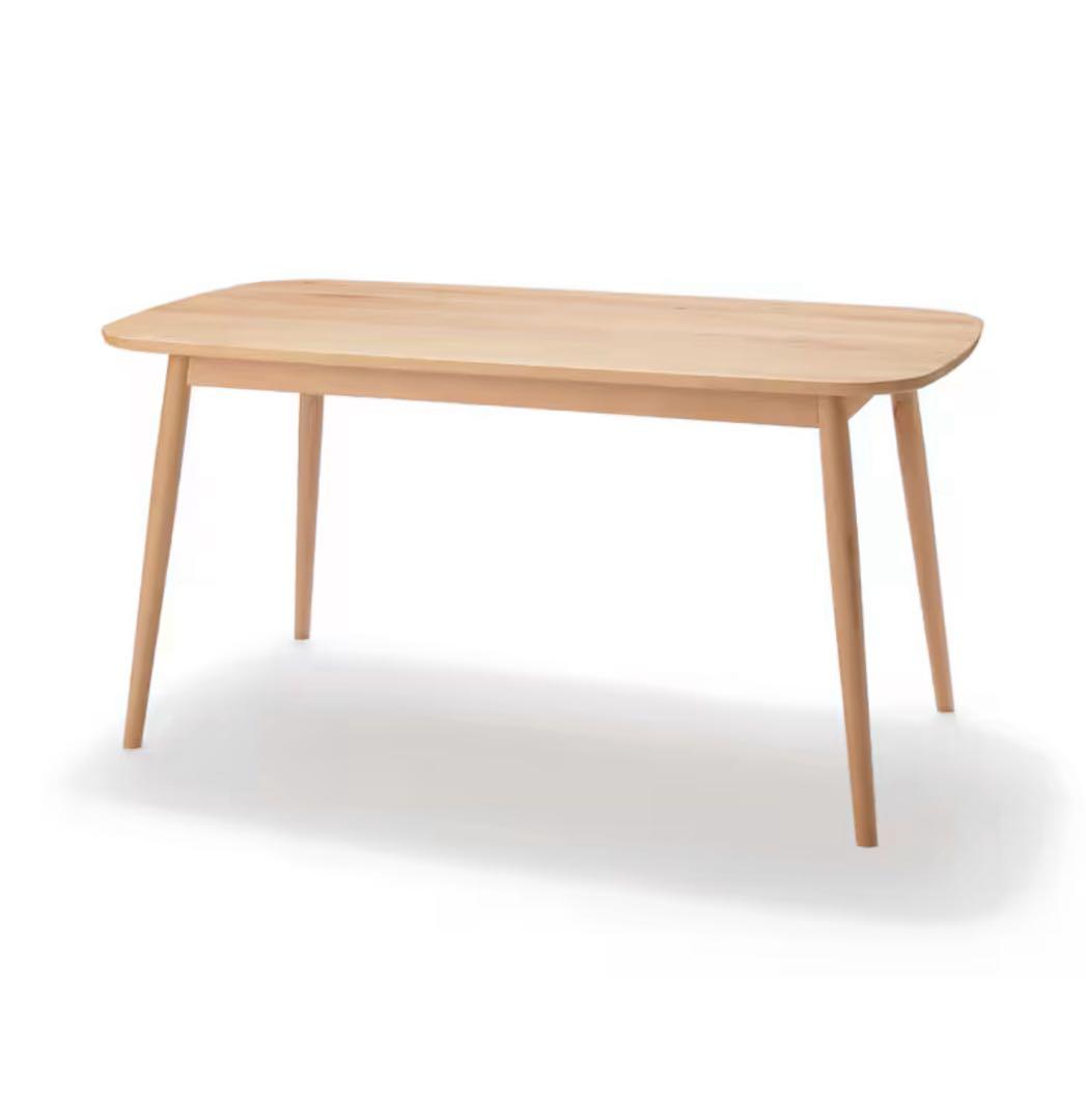 さくさく⭐︎無印良品 MUJI ブナ材テーブル 丸脚 150cm