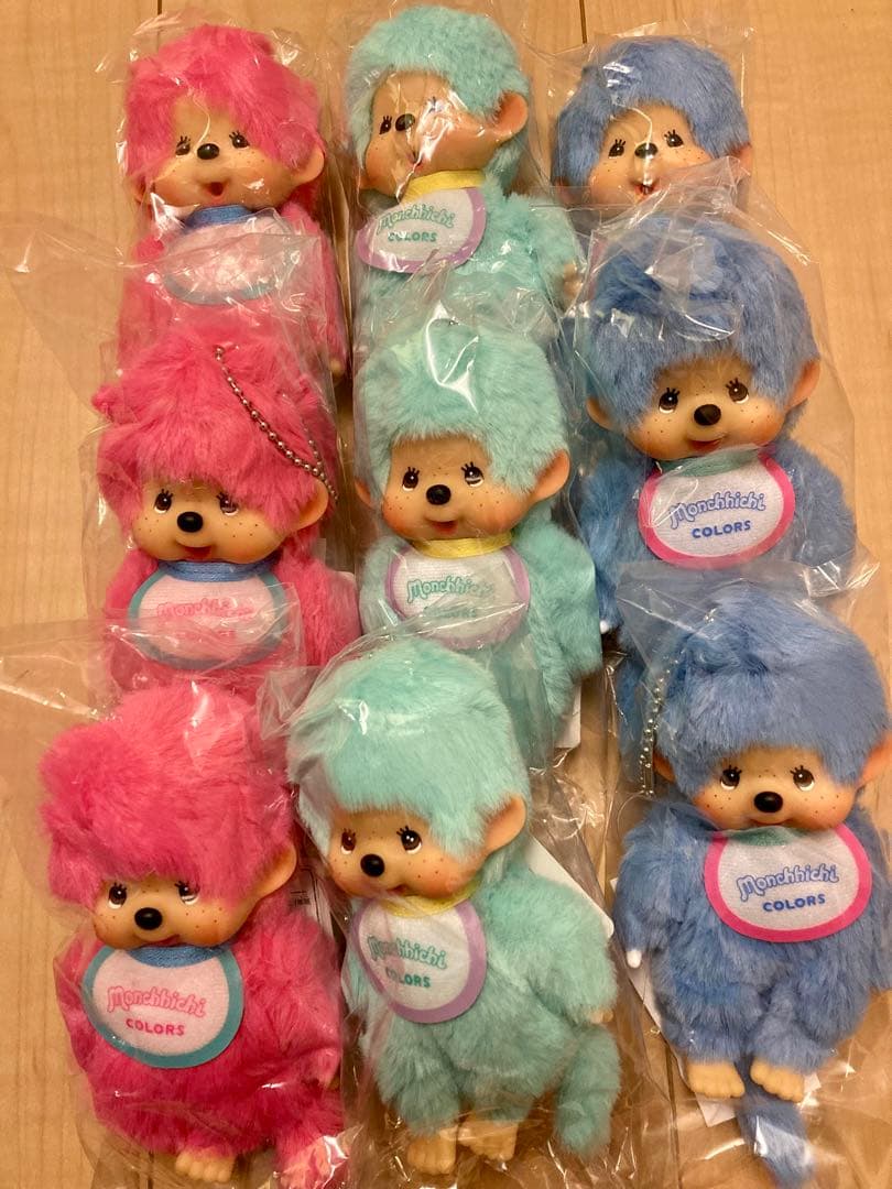 新作 12体セット モンチッチ COLORS 3色セット