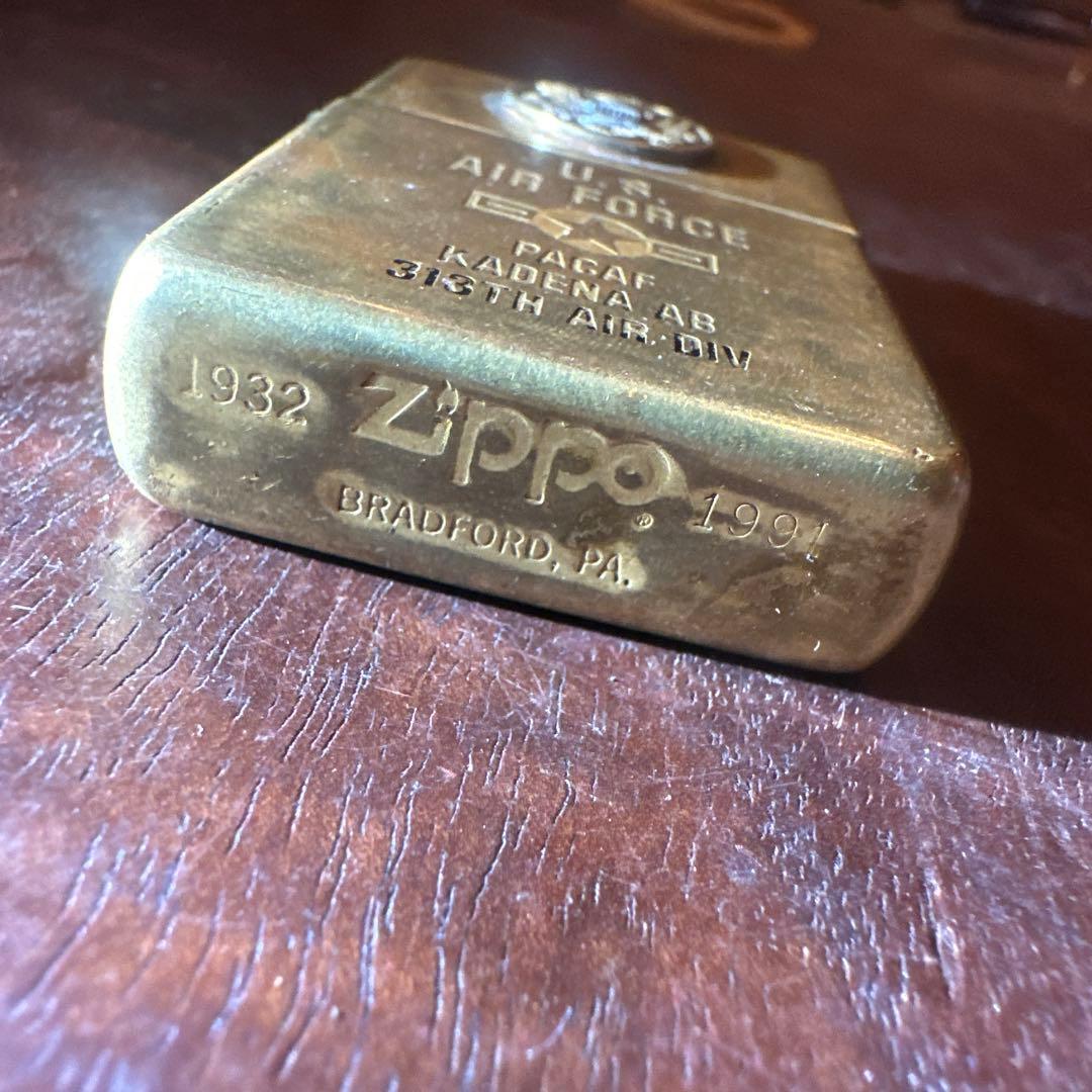 U.S. AIR FORCE 1991ジッポ 嘉手納基地 アメリカ空軍 沖縄