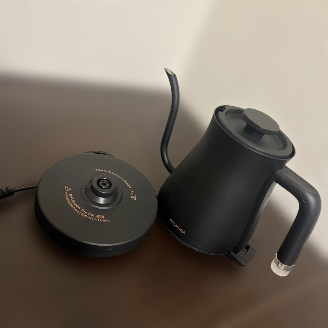 BALMUDA 電気ケトル ブラック BALMUDA（バルミューダ） 0.6L 電気ケトル BALMUDA The Pot ザ・ポット