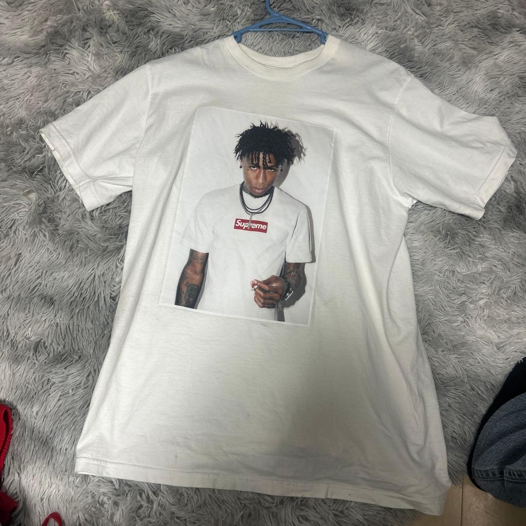 Supreme ロゴプリント Tシャツ Lサイズ ホワイト