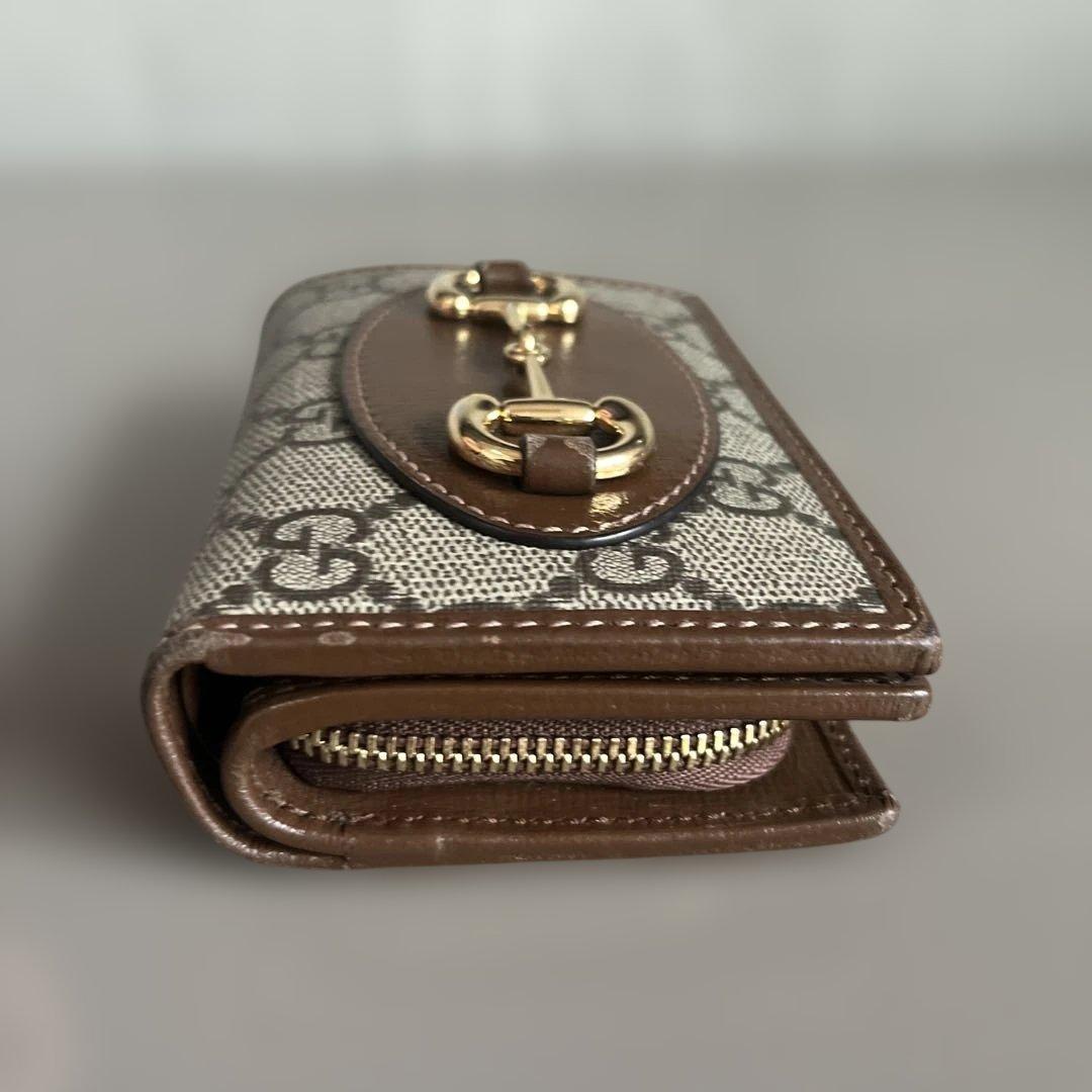 GUCCI 二つ折り財布 モノグラム