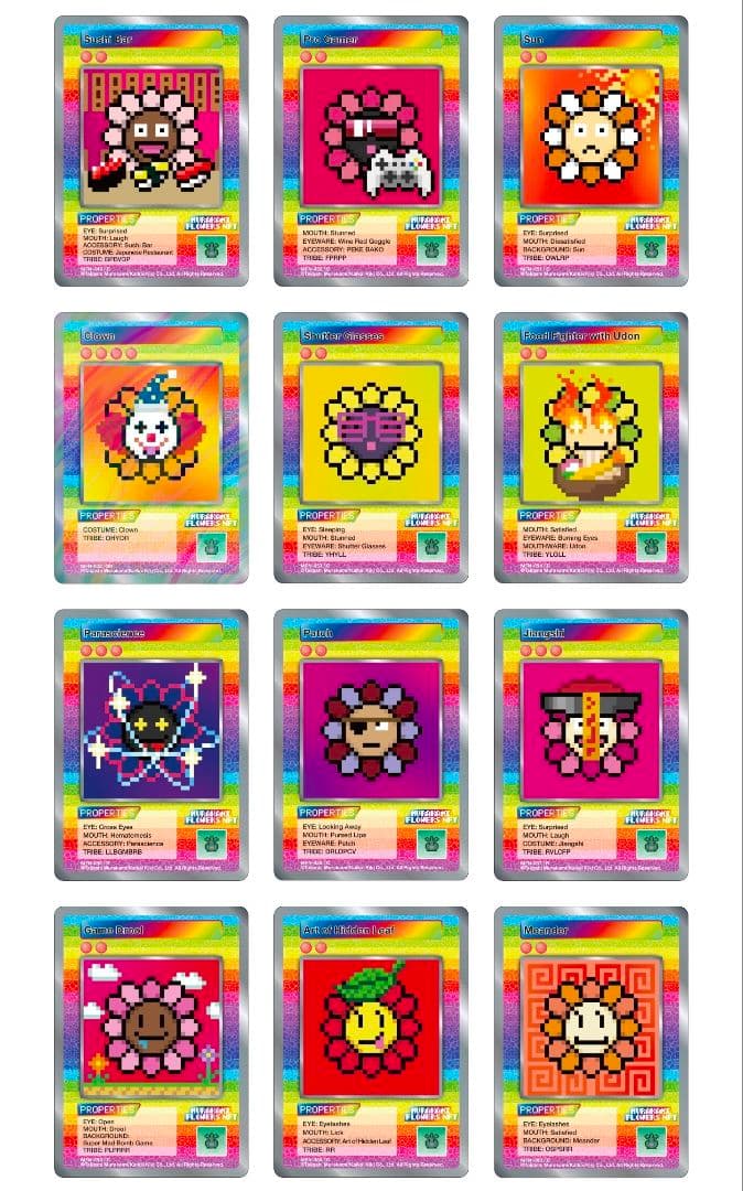 108フラワーズ NFT限定 シングルカード 個別注文 専用ページ ※C・Rのみ