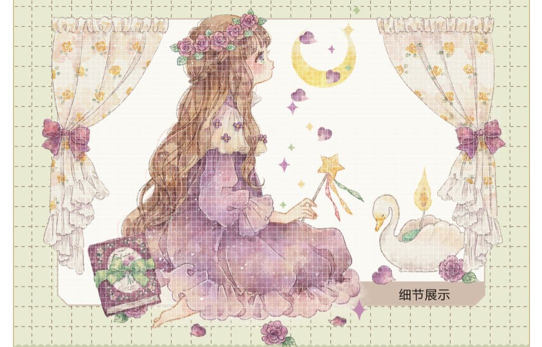 のこり１✩再販✩J266＃绿野仙踪(水晶)切り売り海外人物マステ女の子