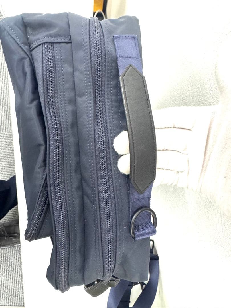 【美品 】PORTER TIME タイム 3WAY ネイビー ビジネスバッグ