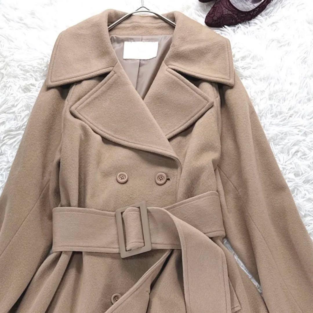 ✨ eimy istoire♡‪belted chester coat女優襟‬