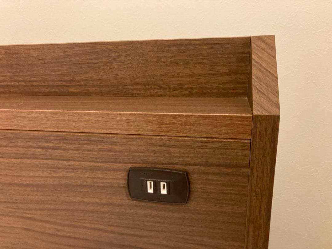 ニトリ シングルベッド 引き出し付き ブラウン