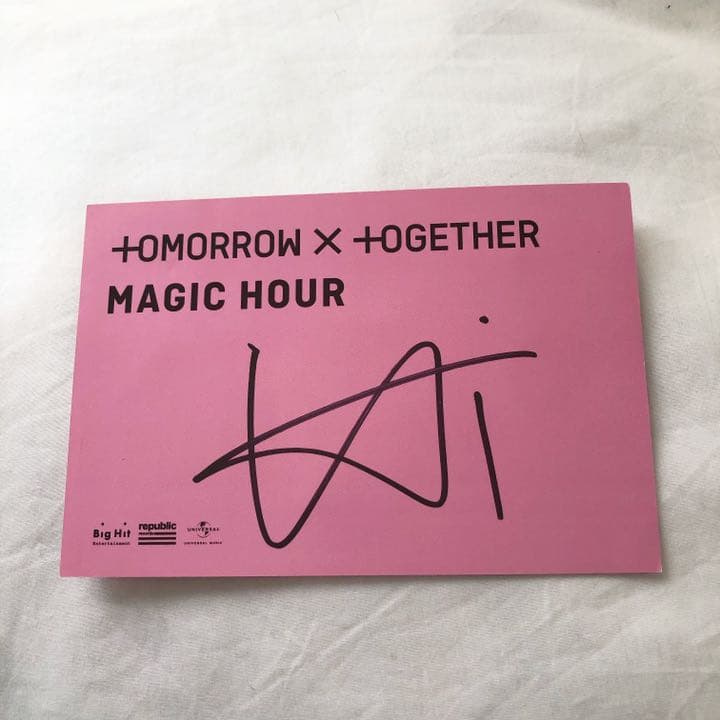 TXT ヒュニンカイ 直筆 サイン - メルカリ