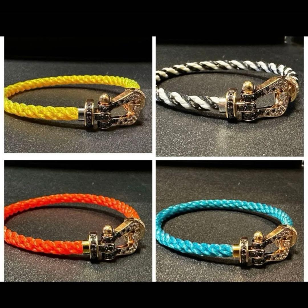 フレッド　Fred フォース10 オレンジ、イエロー、ブルー、白×黒　LM17