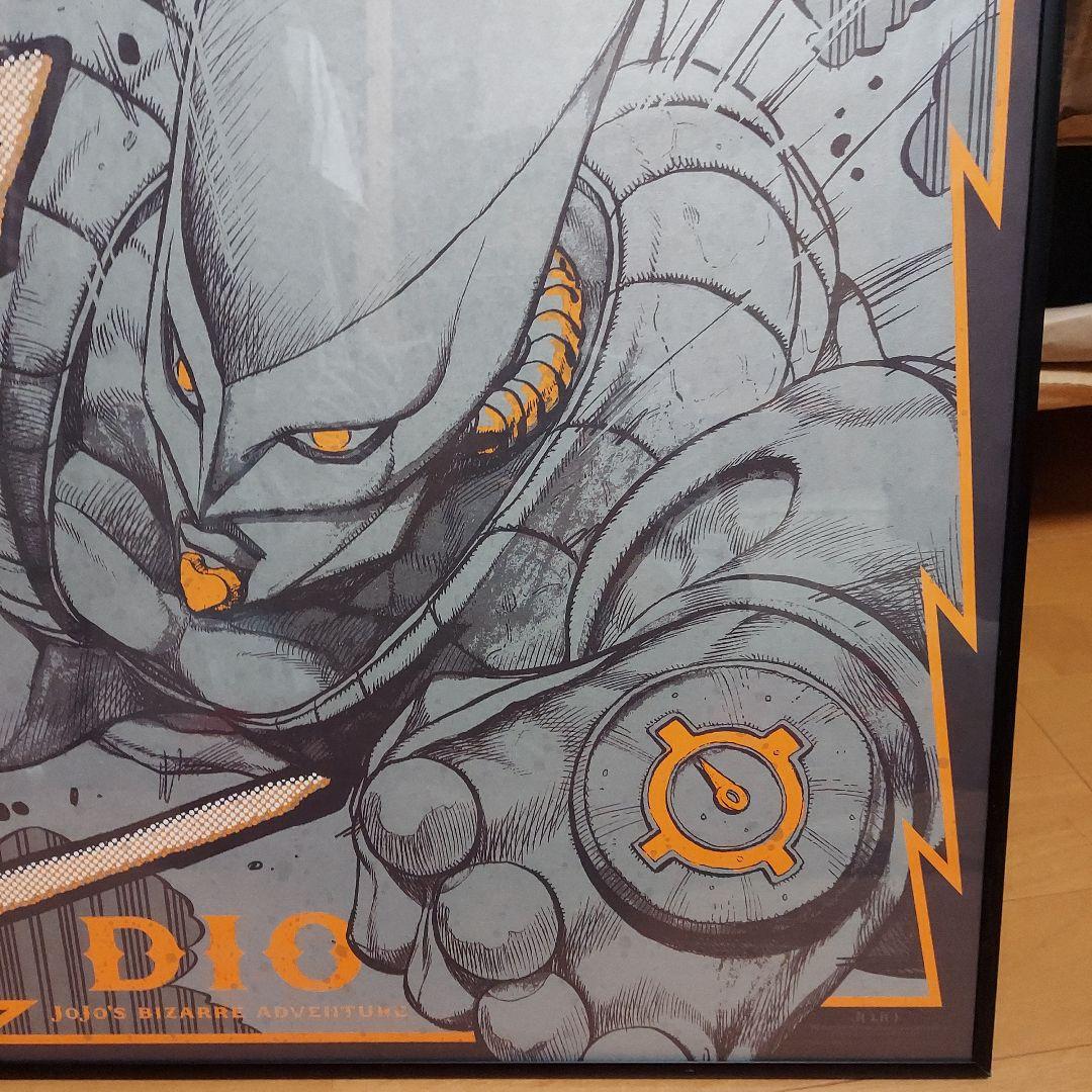 ウ*ク様 ジョジョ展 ザ・ワールド A1 ポスター DIO オマケで額付きです