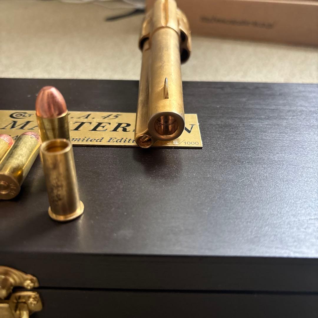 マルシン Colt SAA コルトバットマスターソンモデル 木箱入カートリッジ付