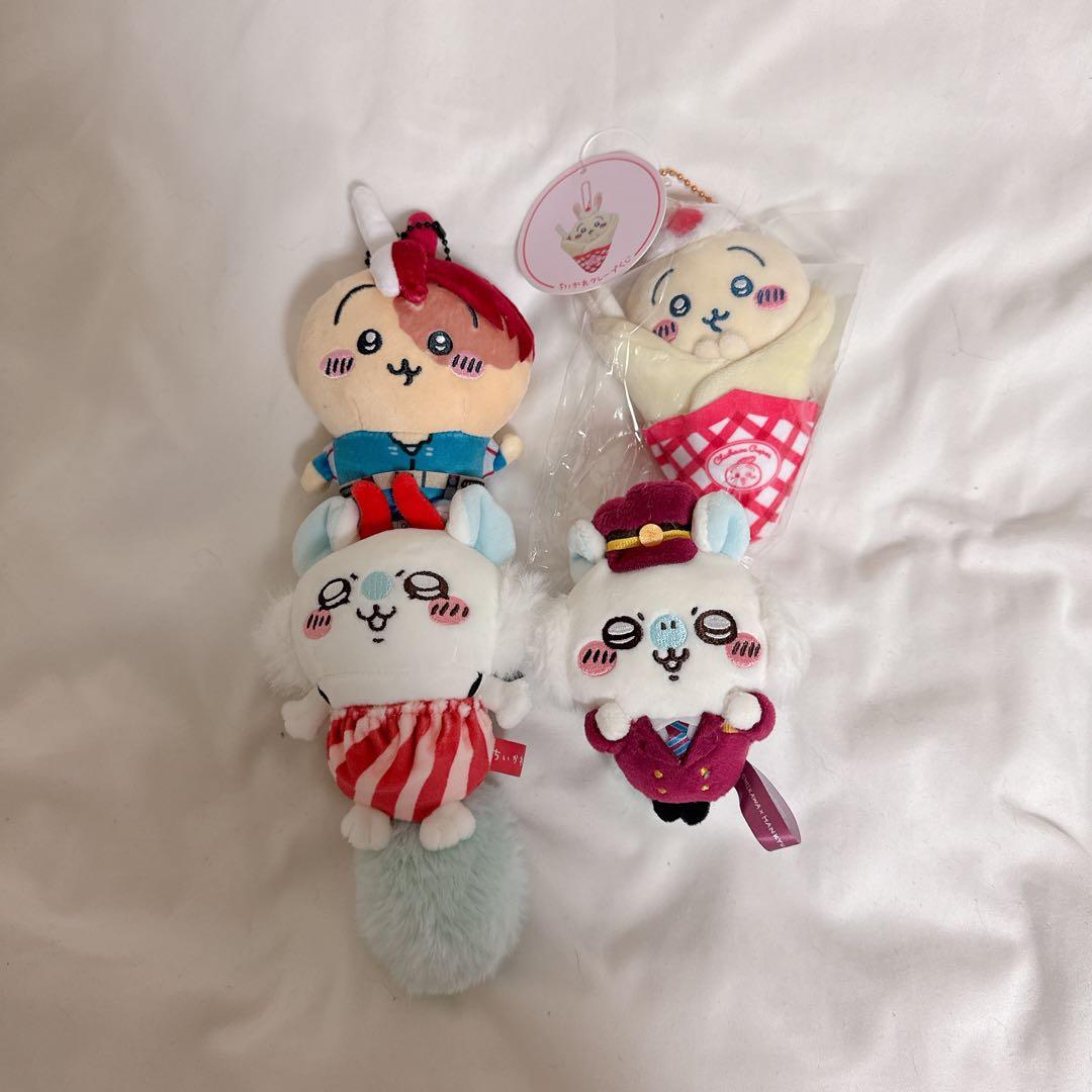 [まとめ売り]ちいかわ うさぎ ハチワレ モモンガ ぬいぐるみ ソフビ