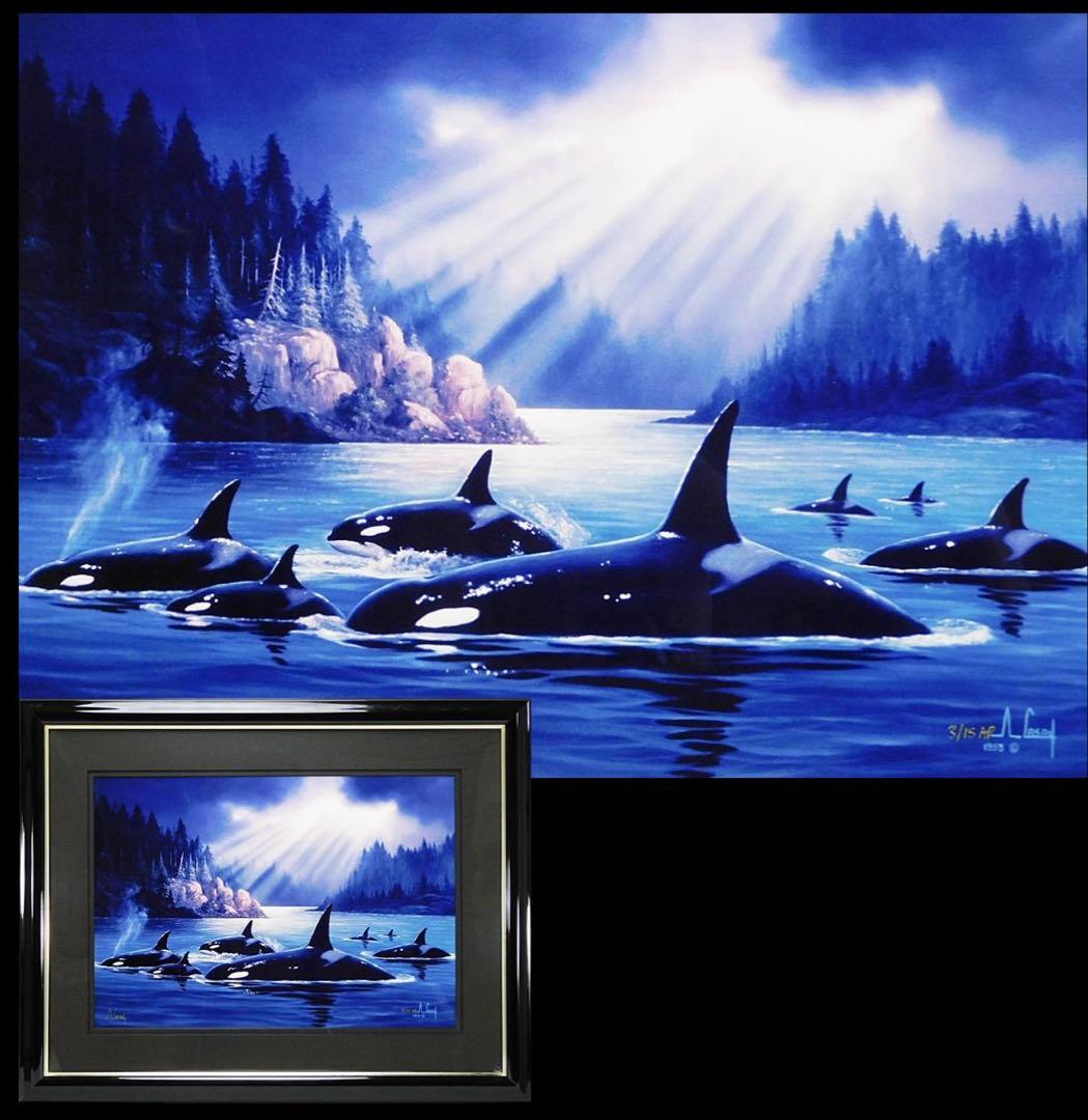 アンソニー・キャセイガイディングライト ジークレー大判 専用箱 ラッセンの師匠 LINER（LUGGAGE LABEL） ラゲッジ レーベル ライナー トートバッグ 951