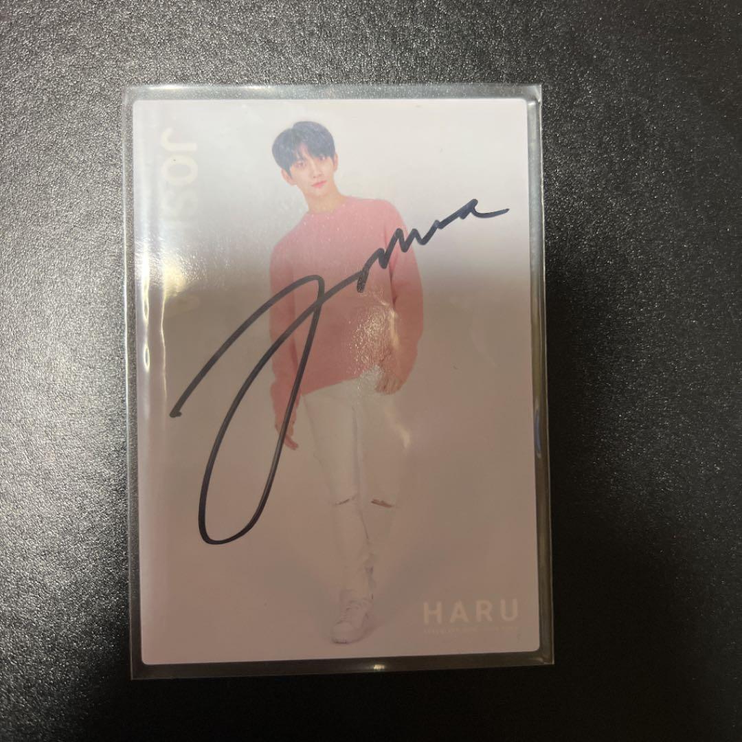 seventeen ジョシュア直筆サイン生写真