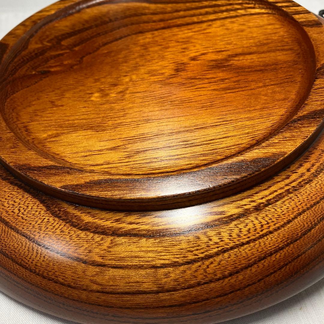 螺鈿　欅　小皿(小島　雄四郎)