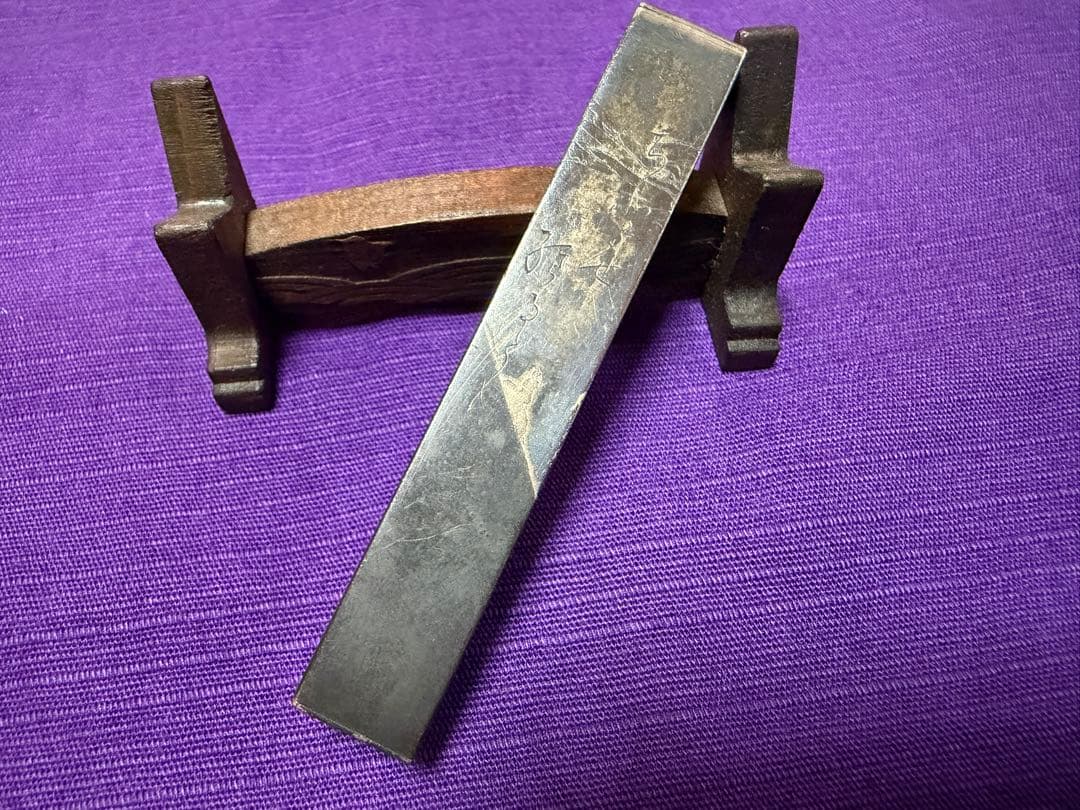 珍品　銀製　幕末明治頃　楊枝入れ　絡繰　香筒？　精密和歌毛彫（根付茶器香道香炉