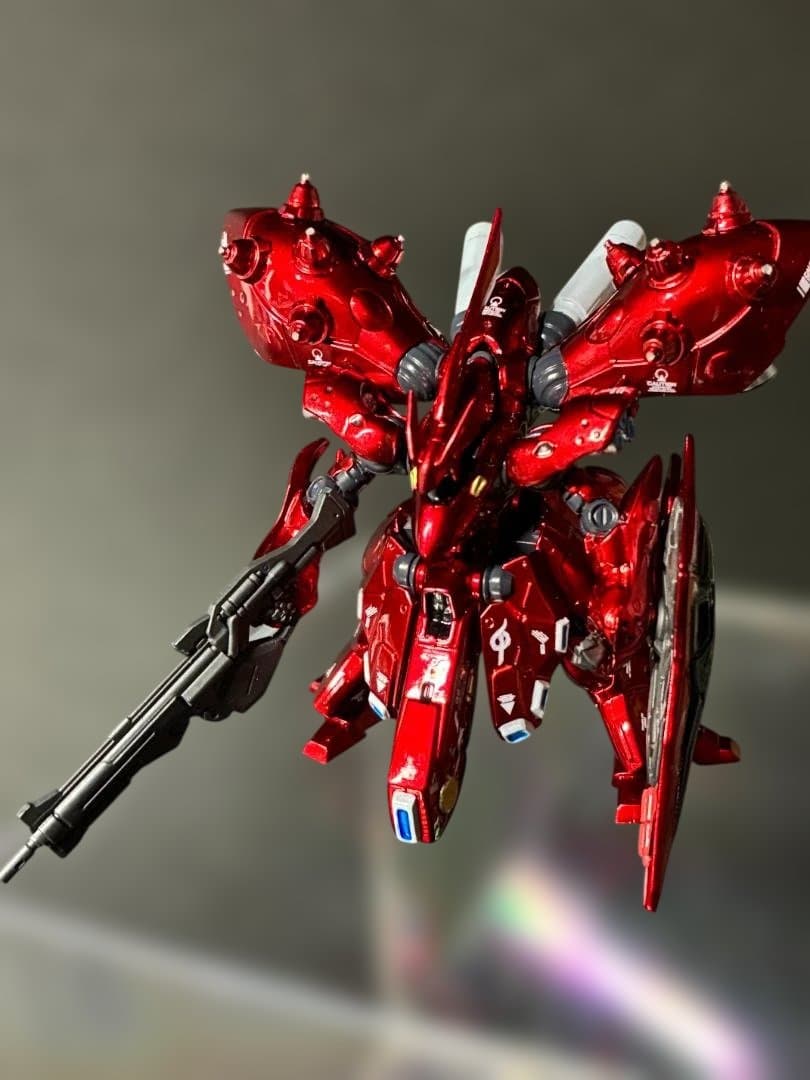 ガンダム アーティファクト 第一弾 ナイチンゲール　全塗装 　クリアケース付き