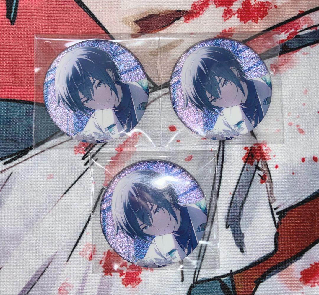 プロセカ プロジェクトセカイ KAITO グリ缶 グリッター缶バッジ 42A