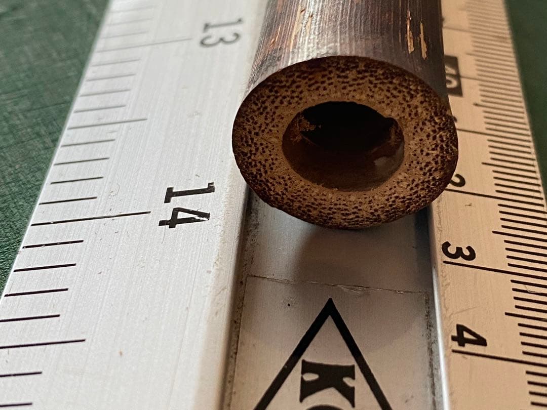 希少〉 本物 煤竹 篠竹 女竹 煤笛 篠笛 横笛 能管 5