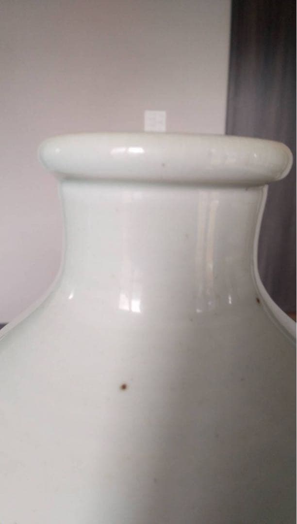 白磁壺　古伊万里　白磁　大壺　花器　アンティーク　李朝　提灯壺