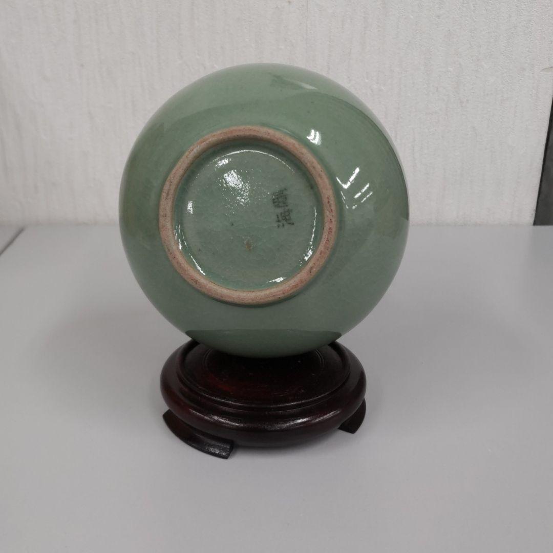 高麗青磁花瓶　海剛　D059