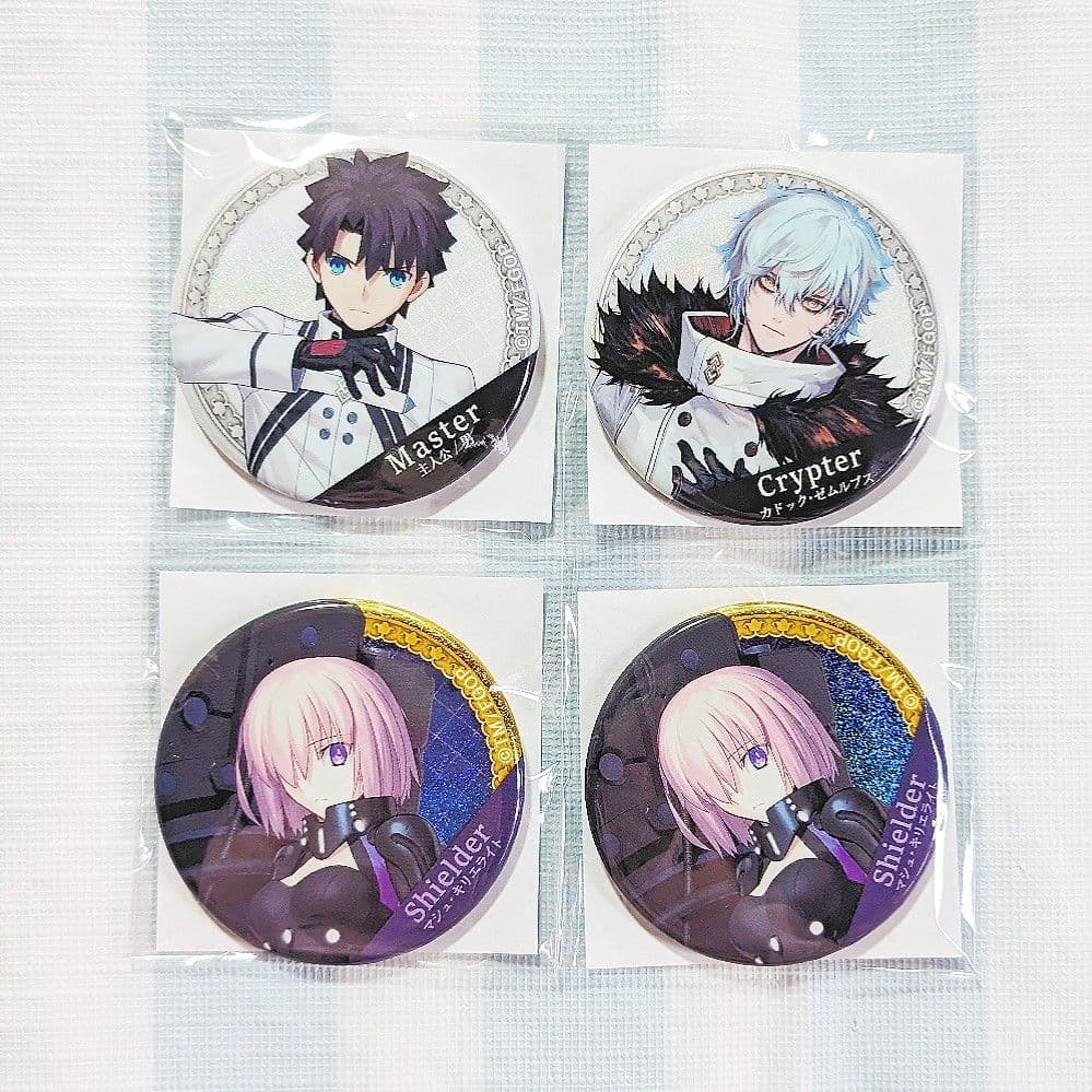 FGO ガチャメイト 缶バッジ ぐだ男 カドック マシュ - メルカリ