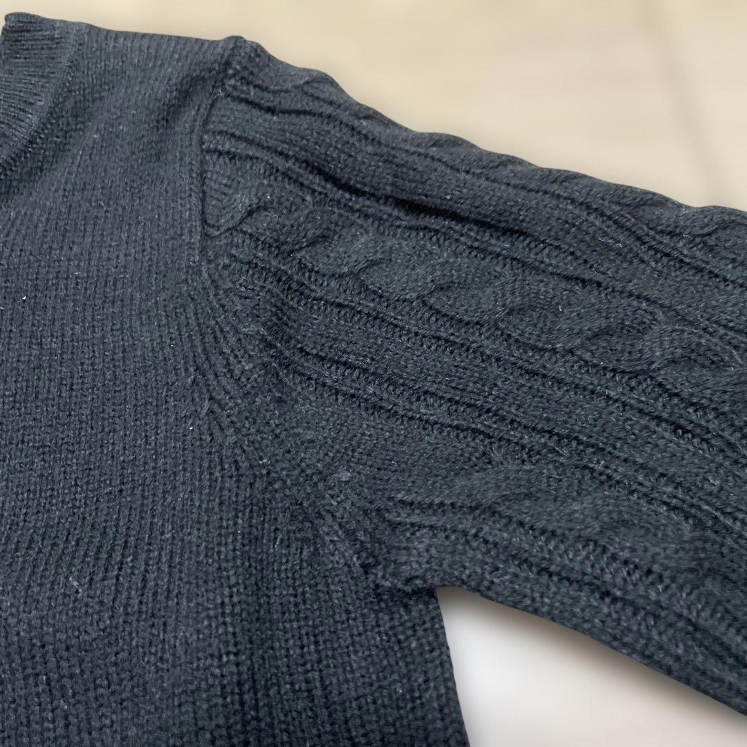 メゾピアノ　プードル柄　ニット&プードルロゴ柄　スカート