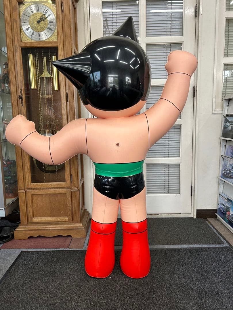 鉄腕アトム 三菱乾電池 非売品店頭用ポップ約151cm空気ビニール人形