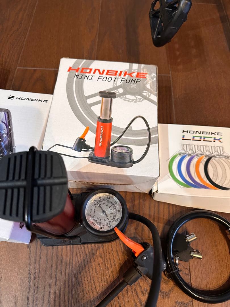 新品)HONBIKE 電動アシスト自転車 ブラック ホンバイク 付属品多数