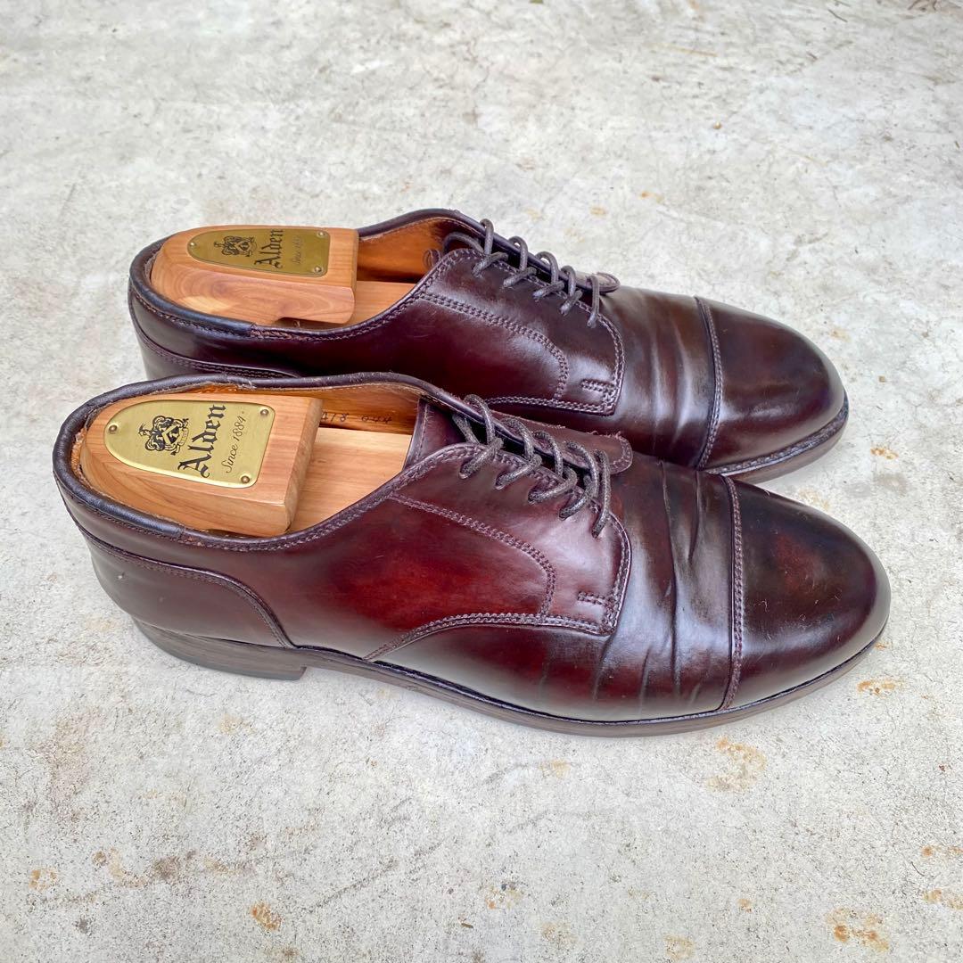はなまる様Alden2160★サイズ7E★コードバン★バーガンディ★ストレートチ