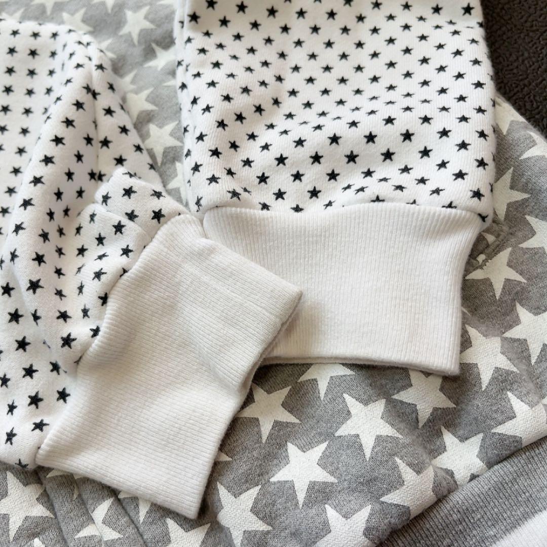 美品　パーリーゲイツ　裏起毛　セットアップ　ジャケット　スカート　星　スター