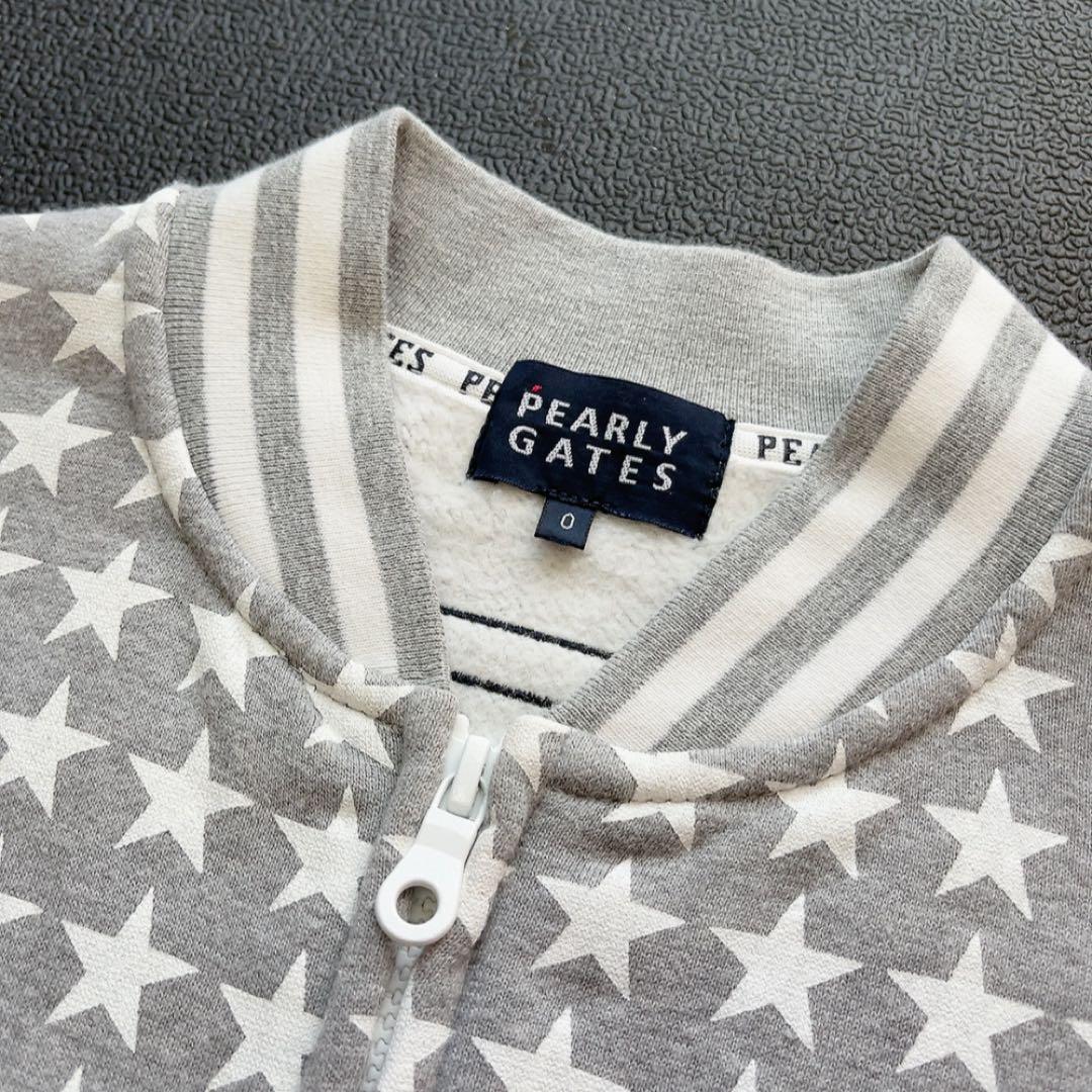 美品　パーリーゲイツ　裏起毛　セットアップ　ジャケット　スカート　星　スター