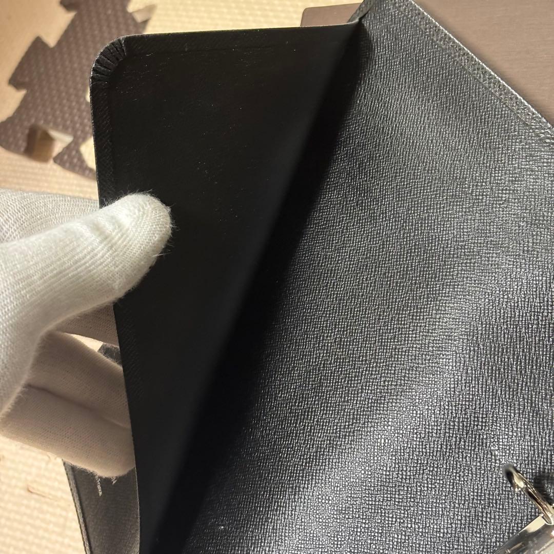 ルイヴィトン タイガ アジェンダ GM 手帳カバー リフィル付 ブラック